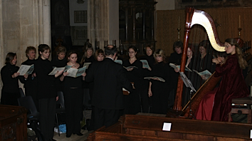 St Martin's Singers in rehearsal