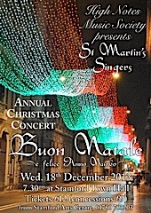 Poster for 2012 Christmas Concert